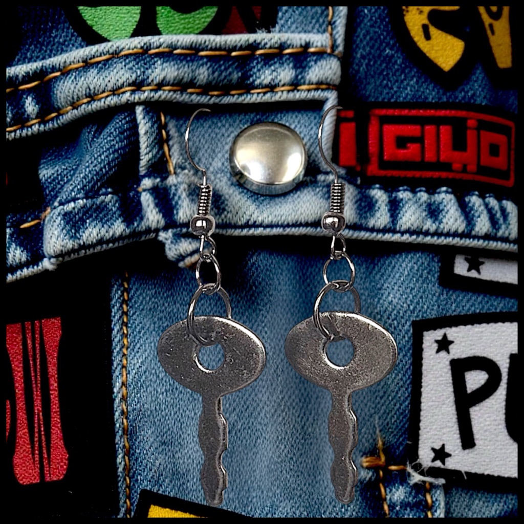5 For 25gunmetal Key Dangles 8$